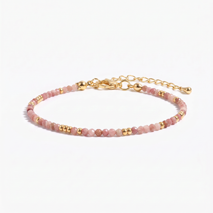 Rose Quartz Beaded Bracelet