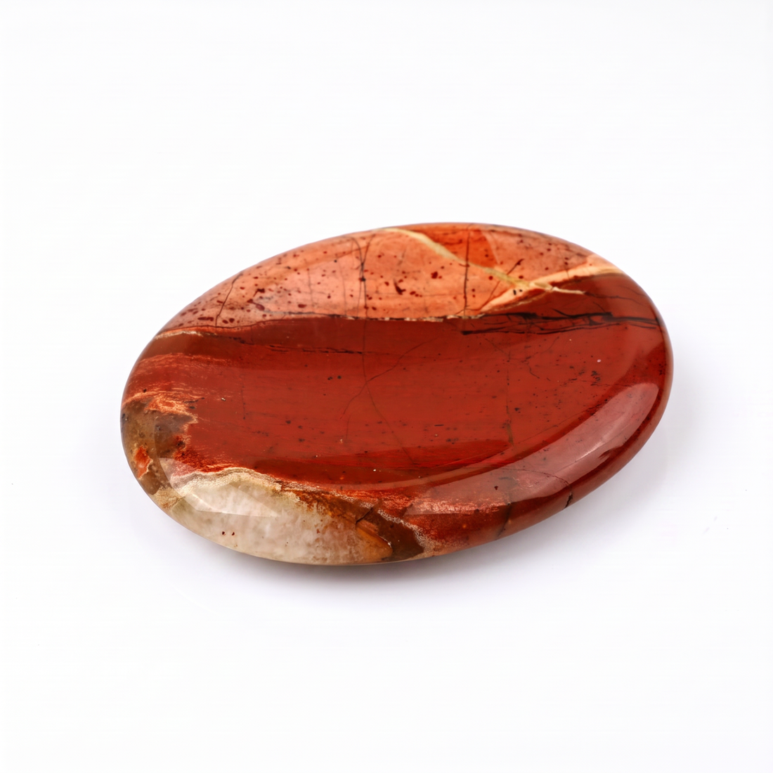 Red Jasper Worry Stone