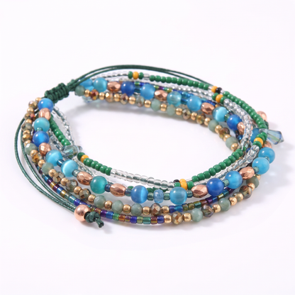 Boho Beads Pack Blue