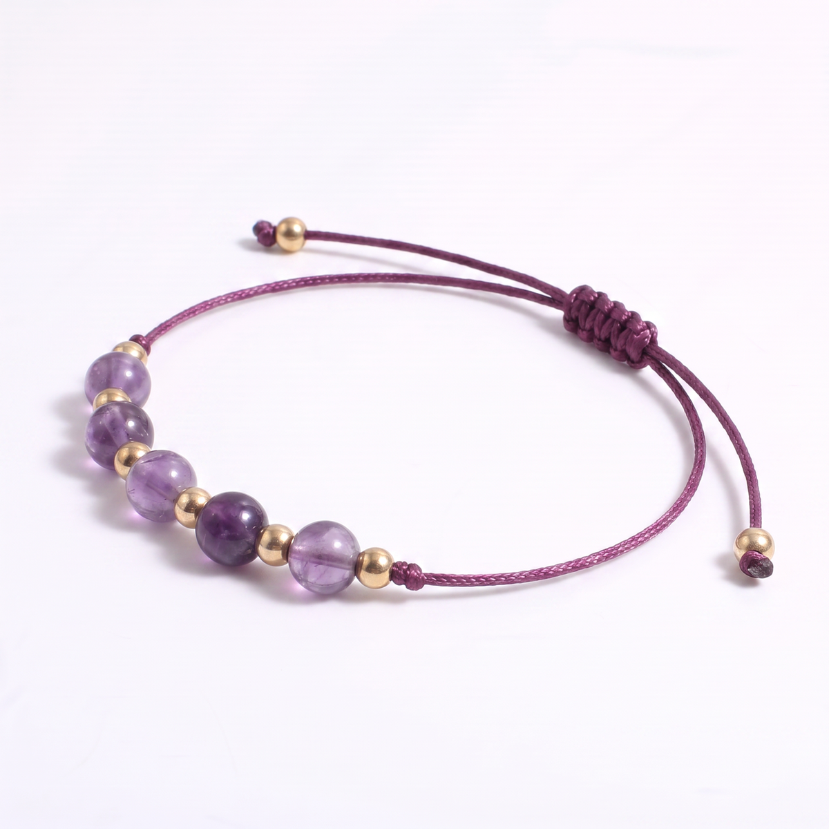 Amethyst Pebble Bracelet