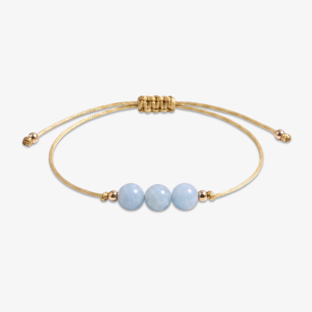 Aquamarine Pebble Bracelet