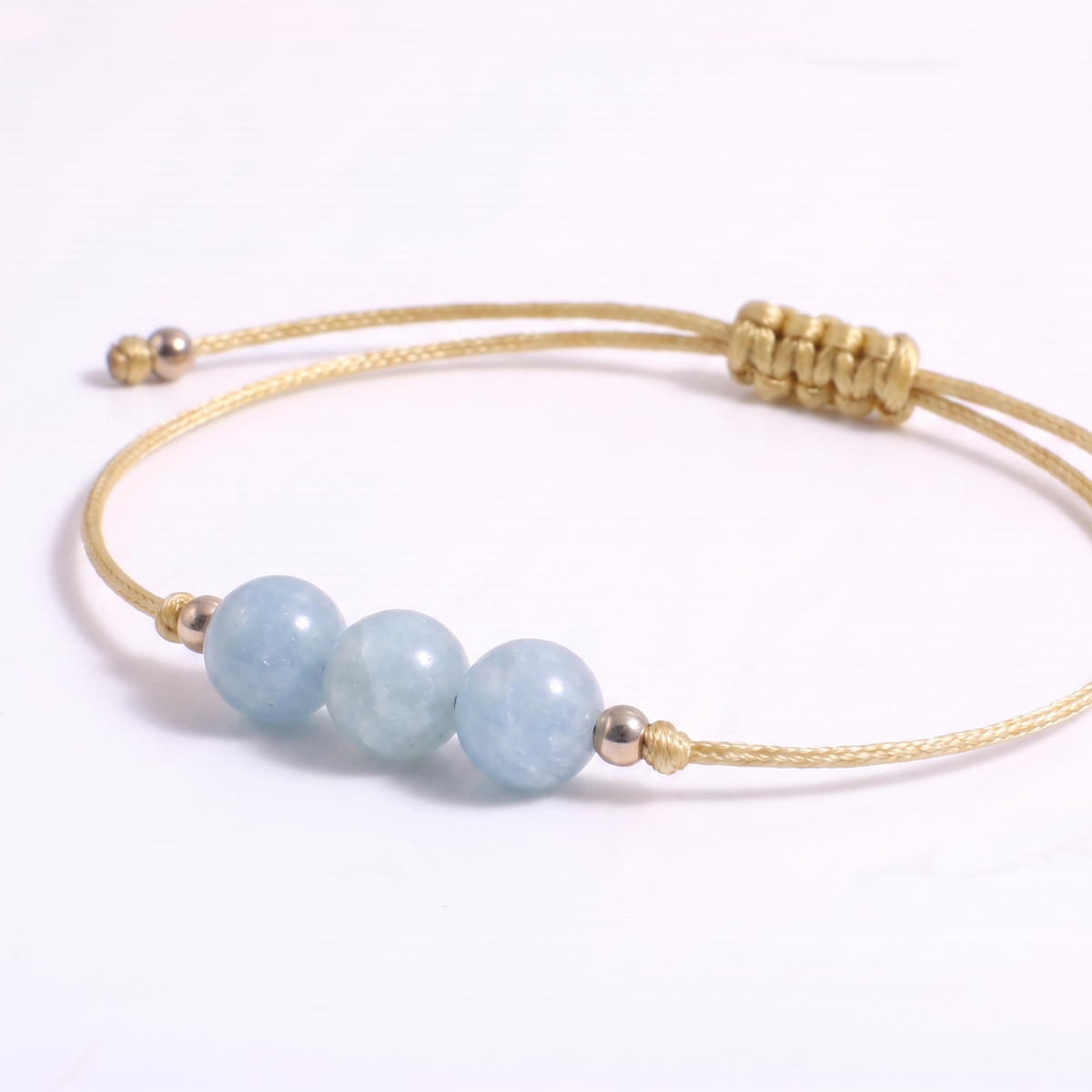 Aquamarine Pebble Bracelet