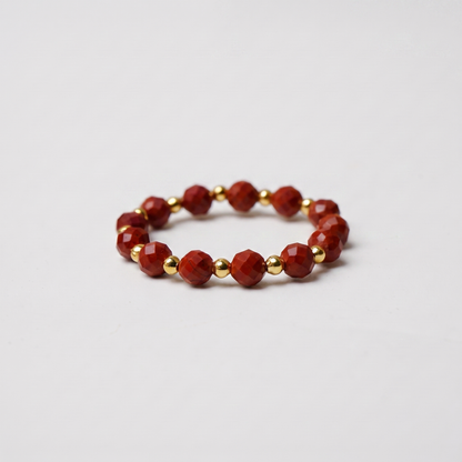 Red Stone Aura Ring