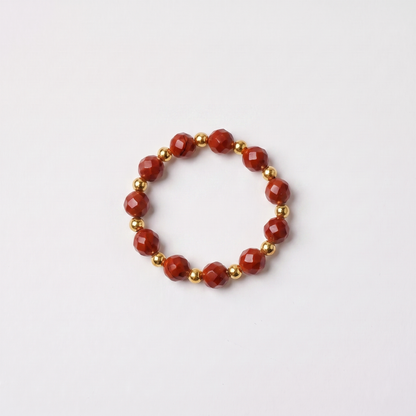Red Stone Aura Ring