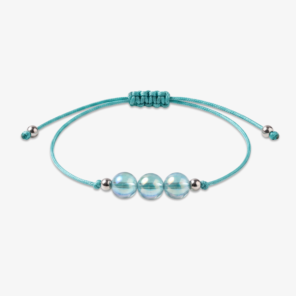 Aqua Aura Quartz Pebble Bracelet