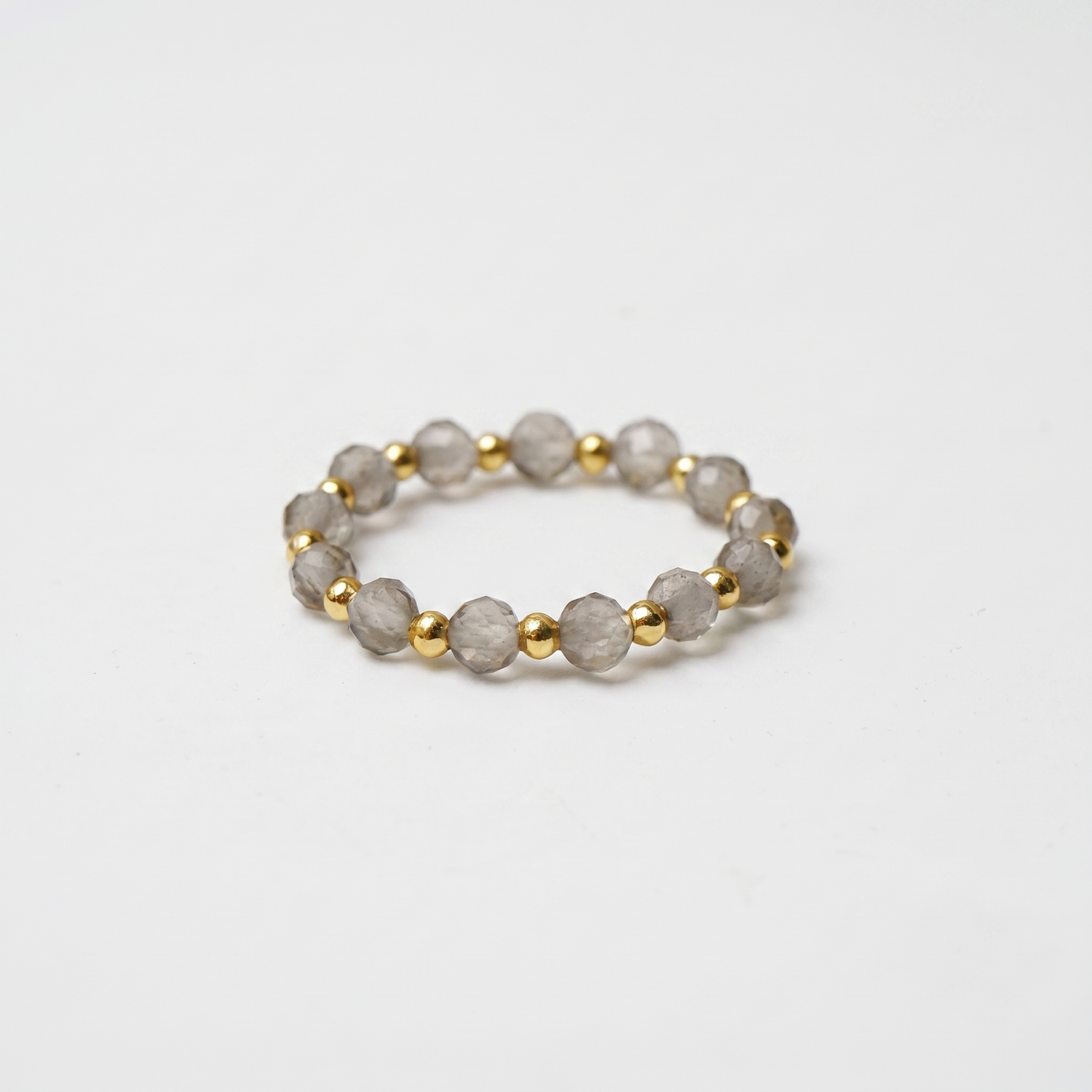 Smoky Quartz Aura Ring