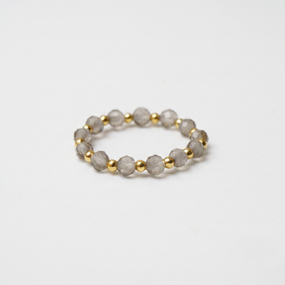 Smoky Quartz Aura Ring