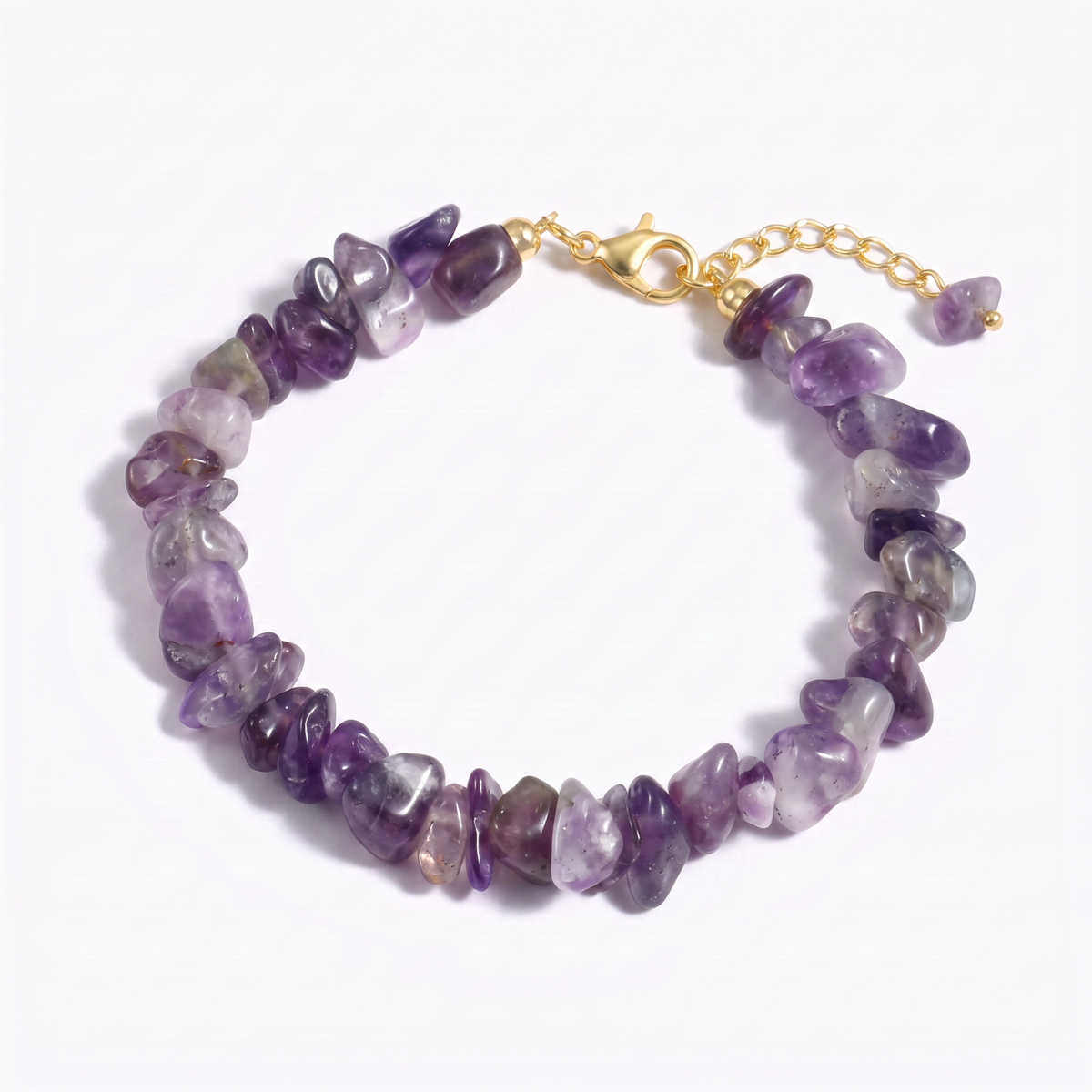 Amethyst Chip Bracelet