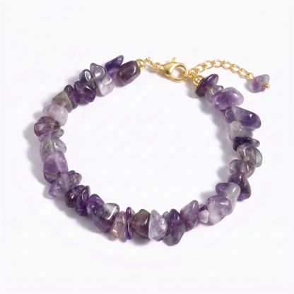 Amethyst Chip Bracelet
