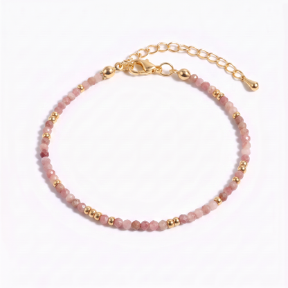 Rose Quartz Beaded Bracelet