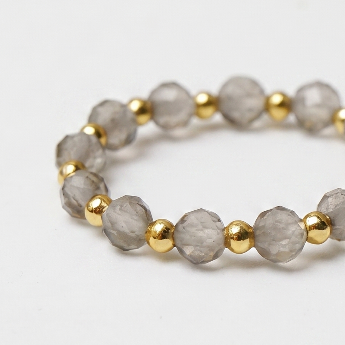 Smoky Quartz Aura Ring