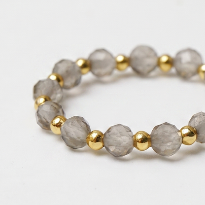 Smoky Quartz Aura Ring