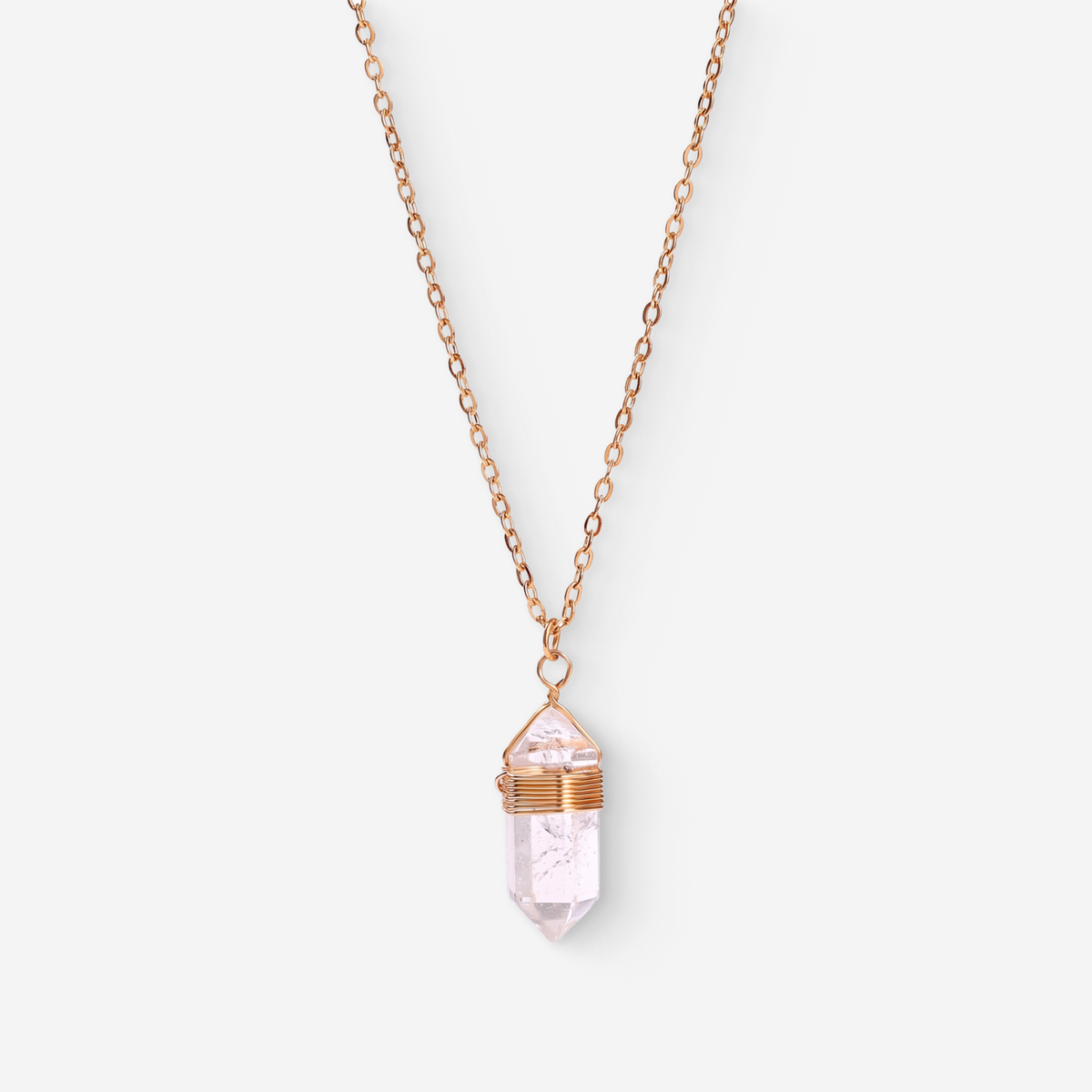Clear Quartz Healing Necklace