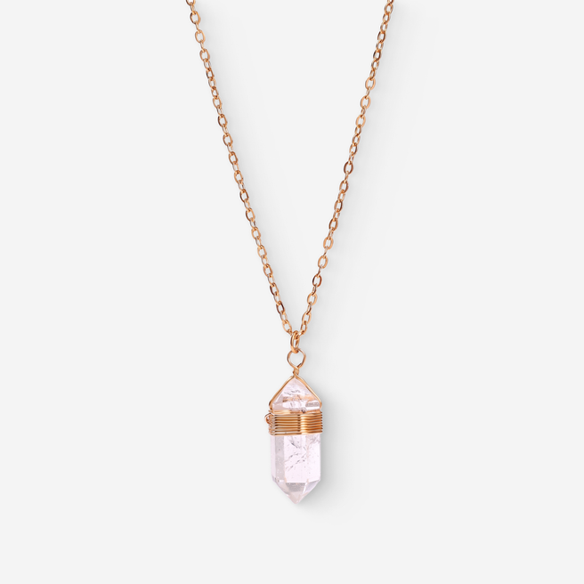 Clear Quartz Healing Necklace