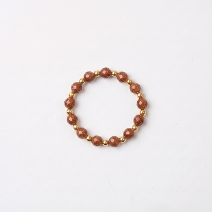 Gold Sand Aura Ring
