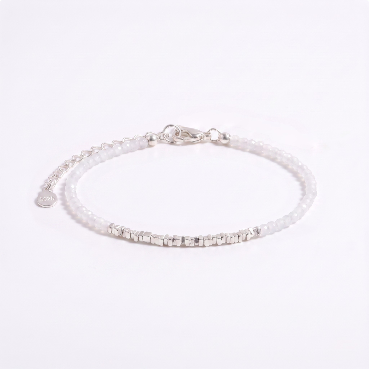 Silver Sky & Quartz Bracelet