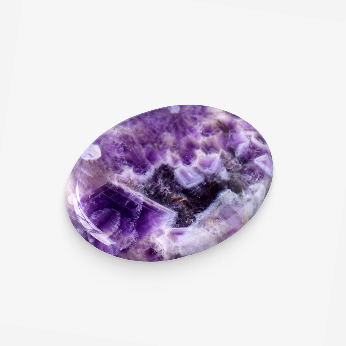 Amethyst Worry Stone