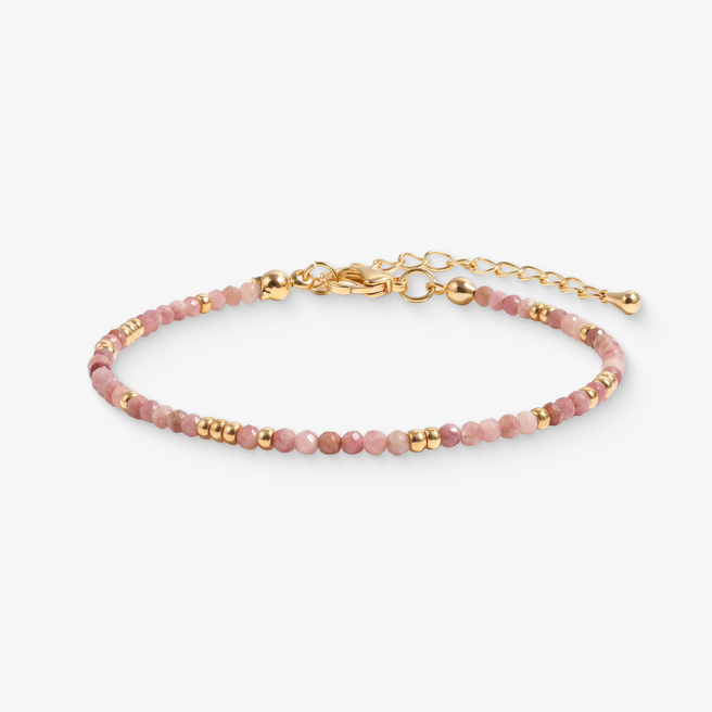 Rose Quartz Beaded Bracelet