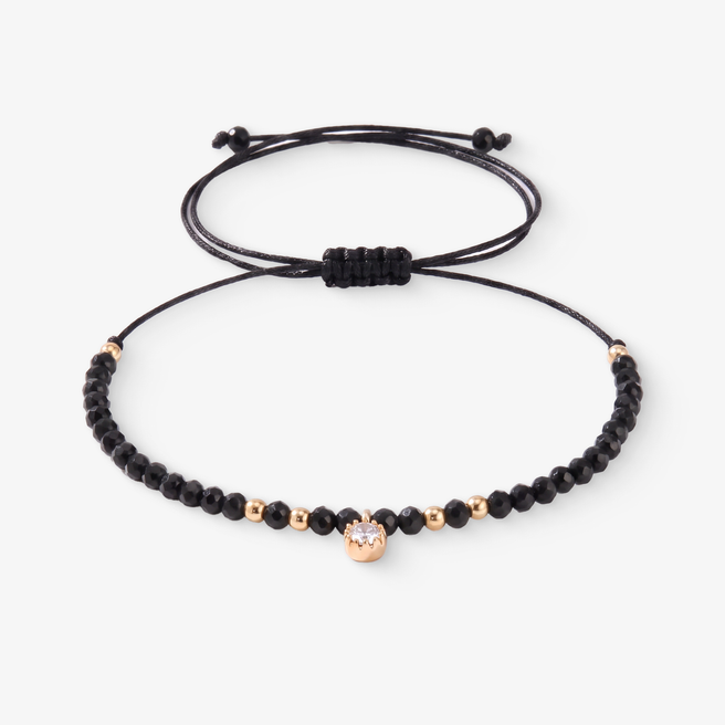 Black Tourmaline Spark Bracelet
