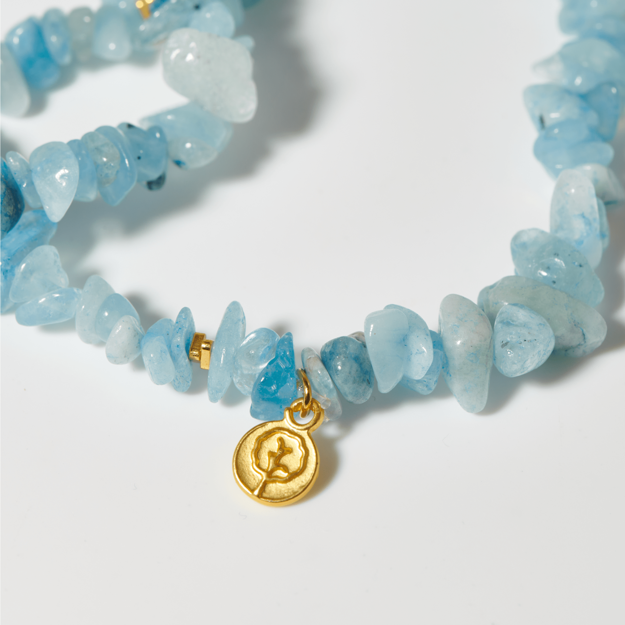 Aquamarine Healing Anklet