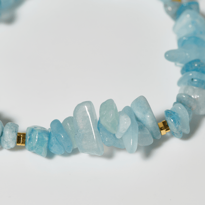 Aquamarine Healing Anklet