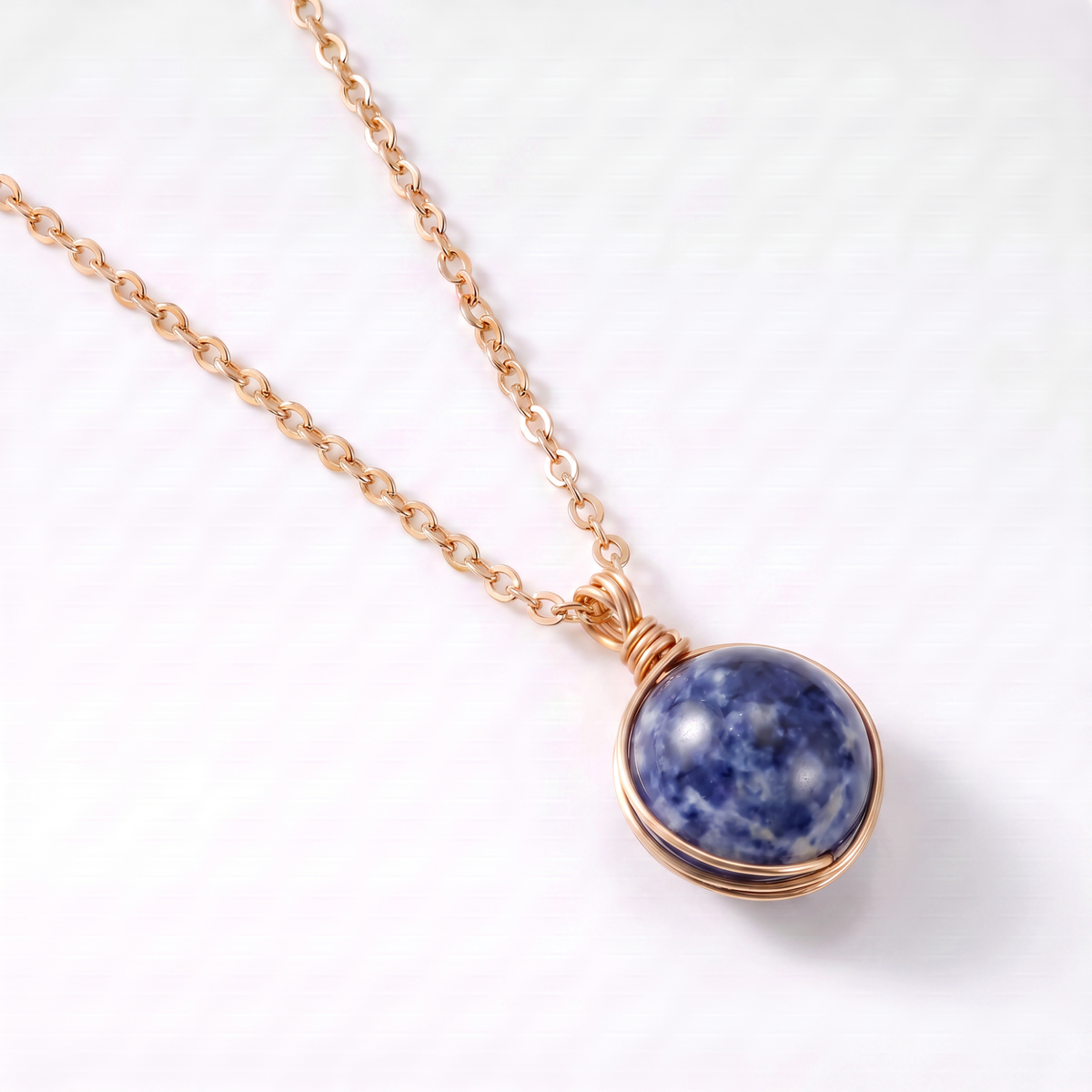 Sodalite Orb Necklace