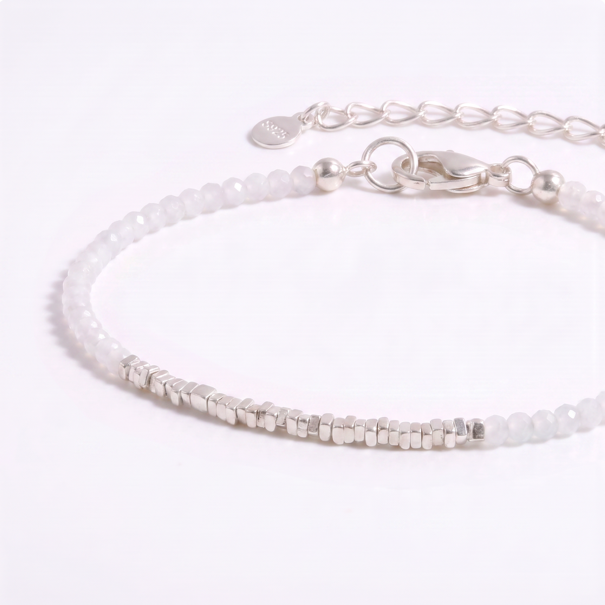 Silver Sky & Quartz Bracelet