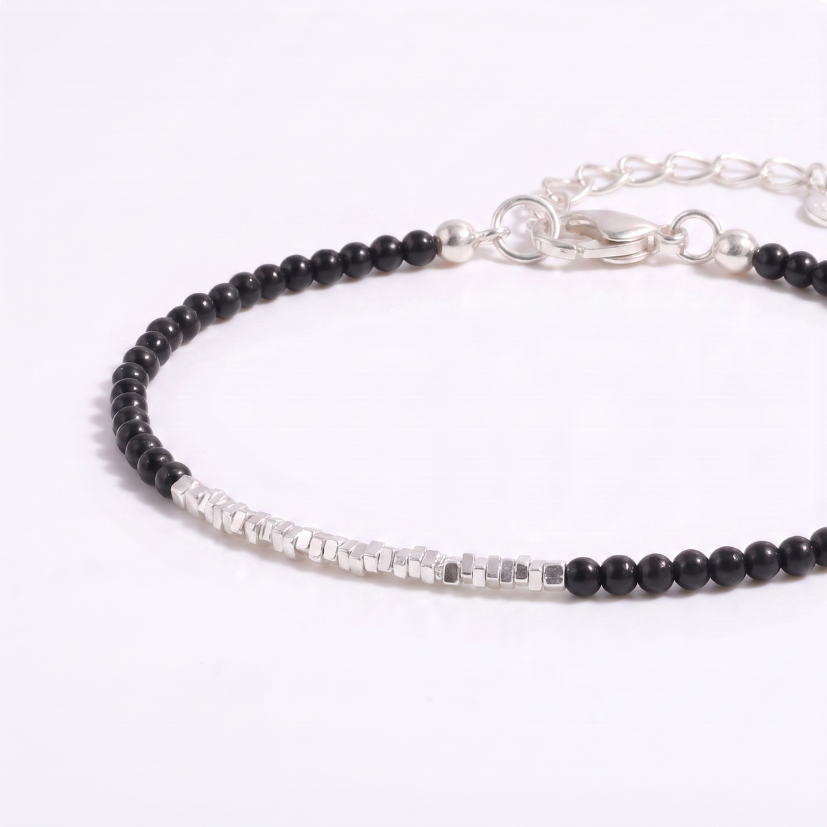 Silver Sky Miyuki Bracelet