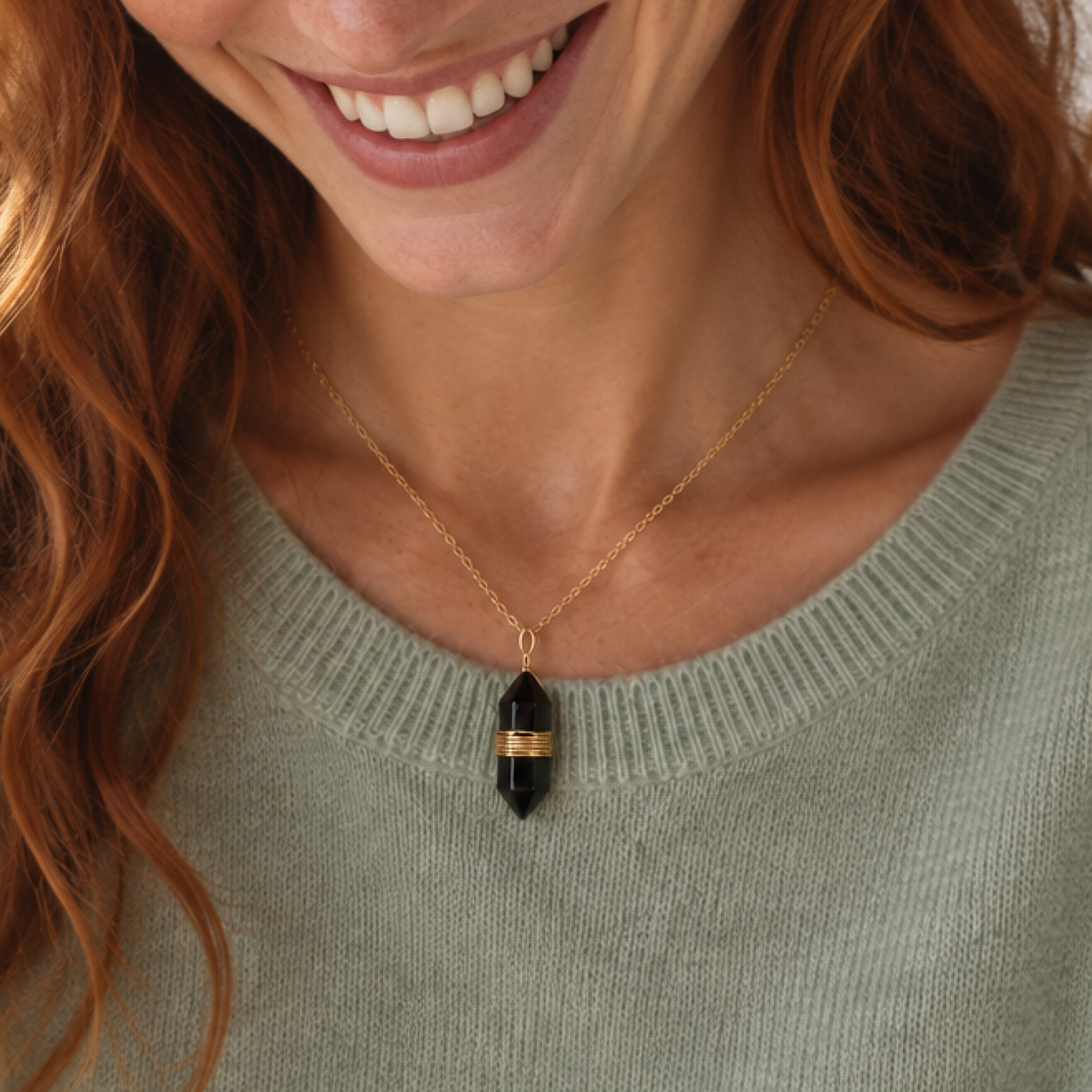 Black Tourmaline Healing Necklace