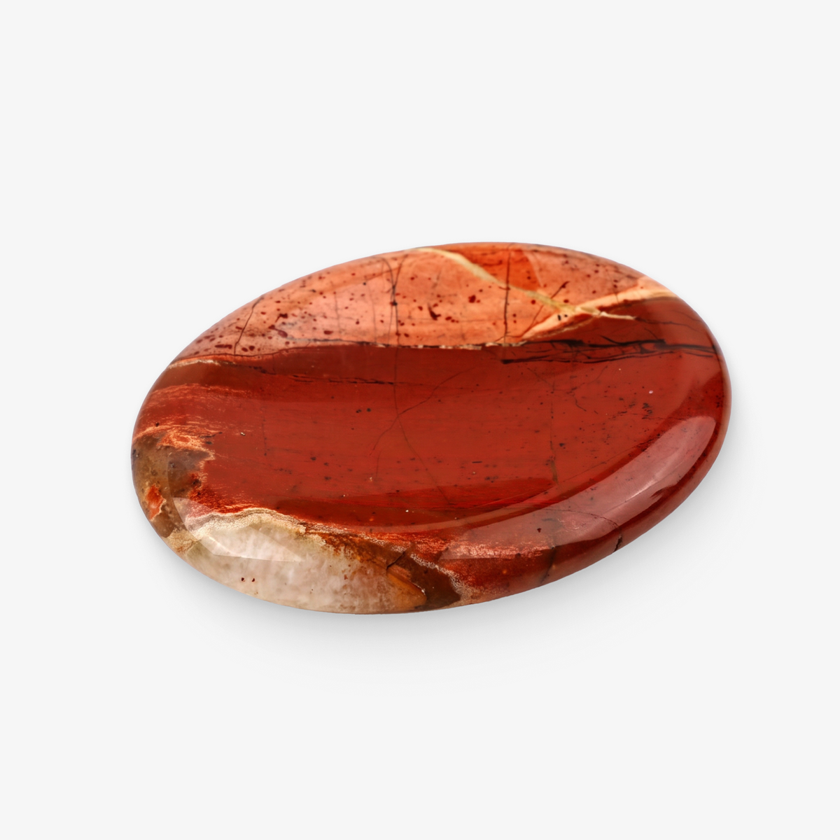 Red Jasper Worry Stone
