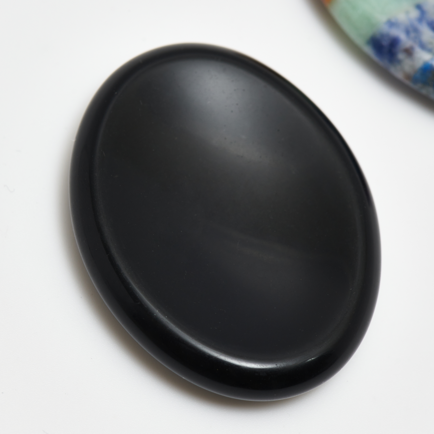 Obsidian Worry Stone