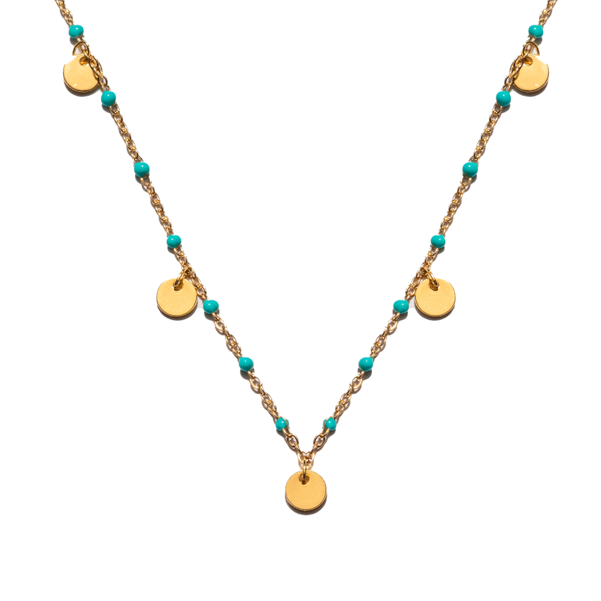 Turquoise Cascade Necklace