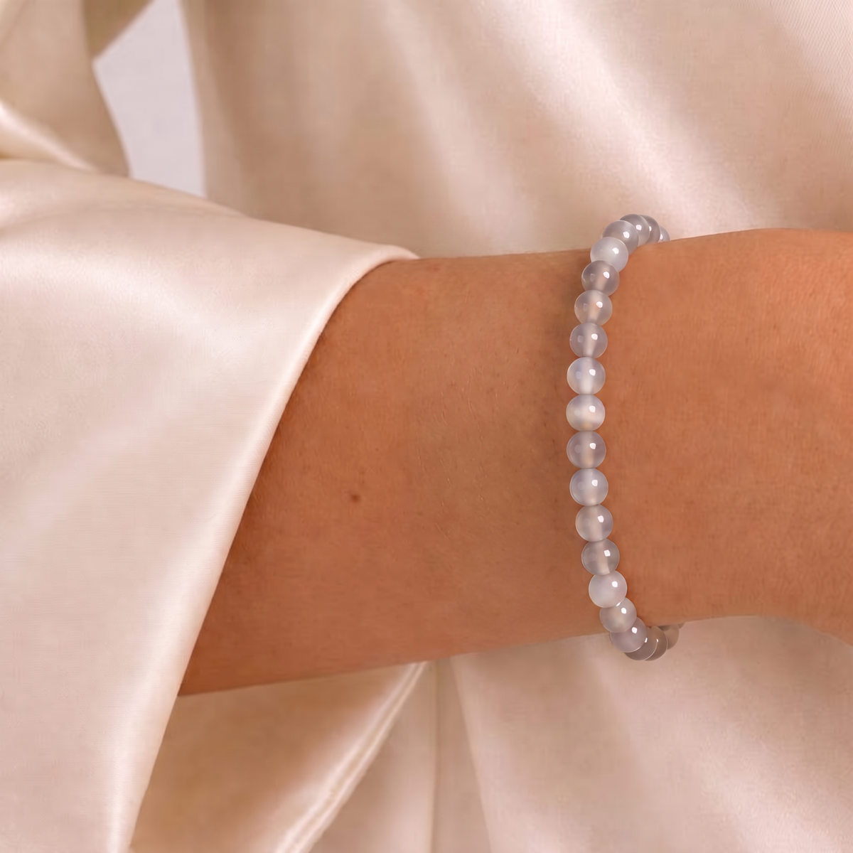 Grey Agate Energy Bracelet