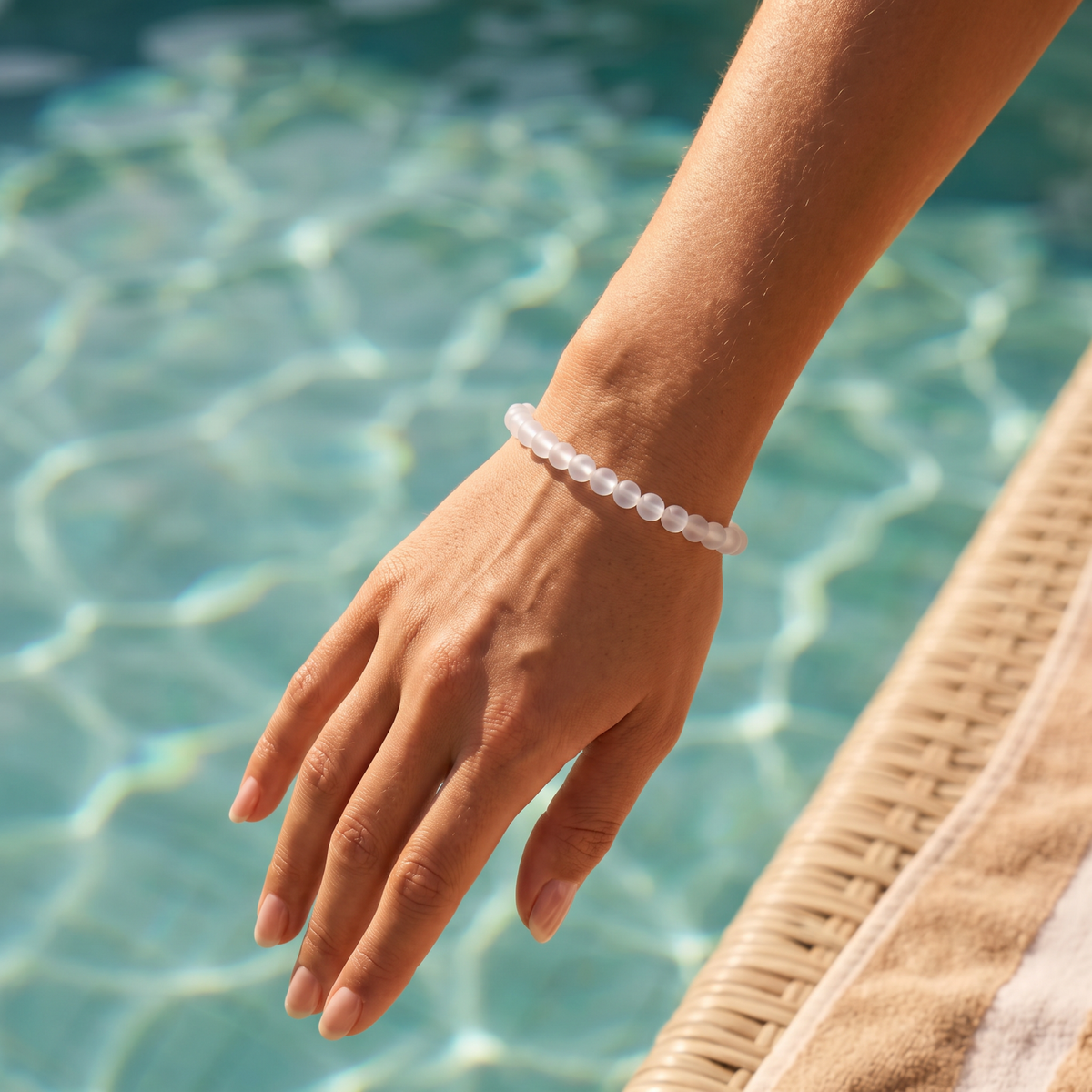 White Agate Energy Bracelet