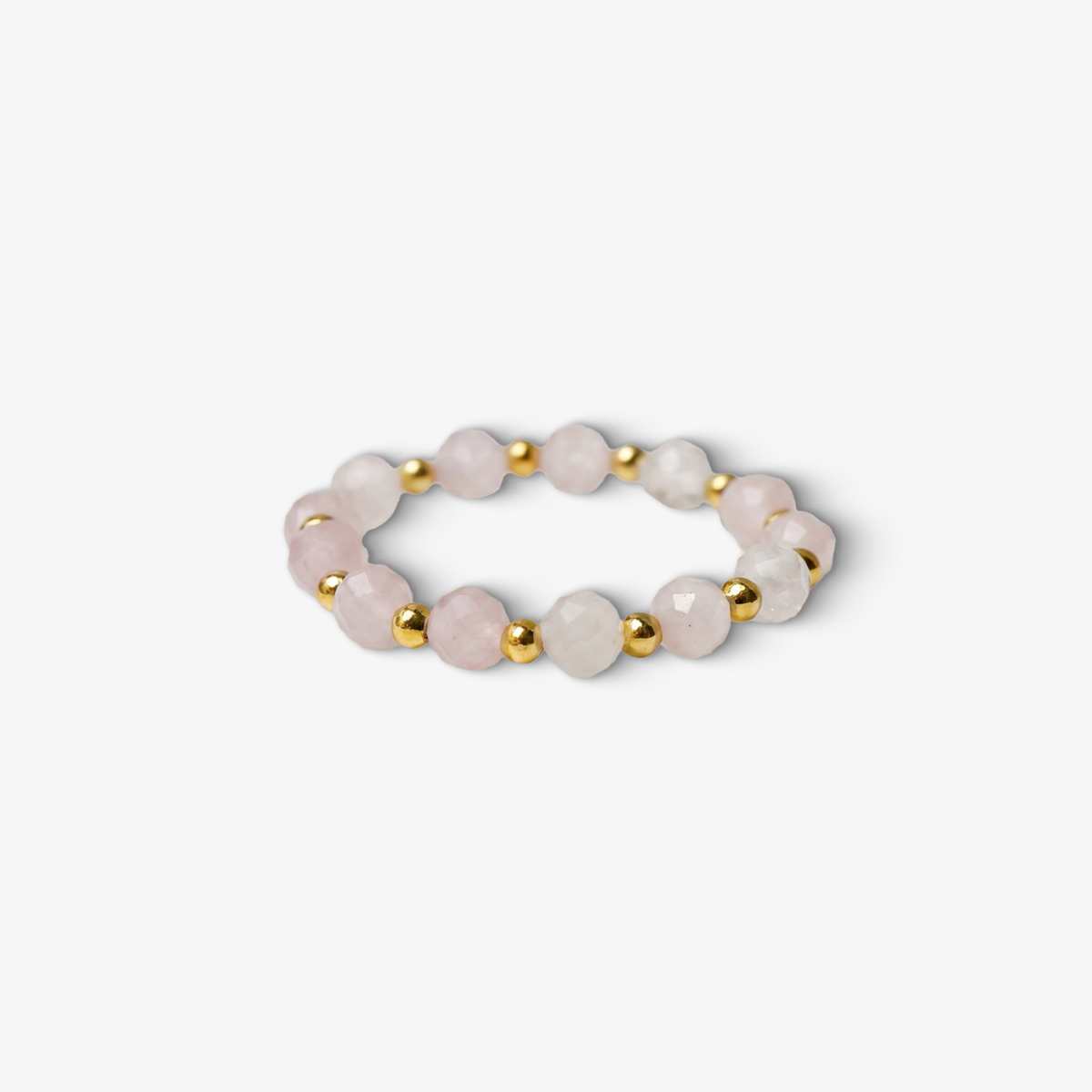 Rose Quartz Aura Ring