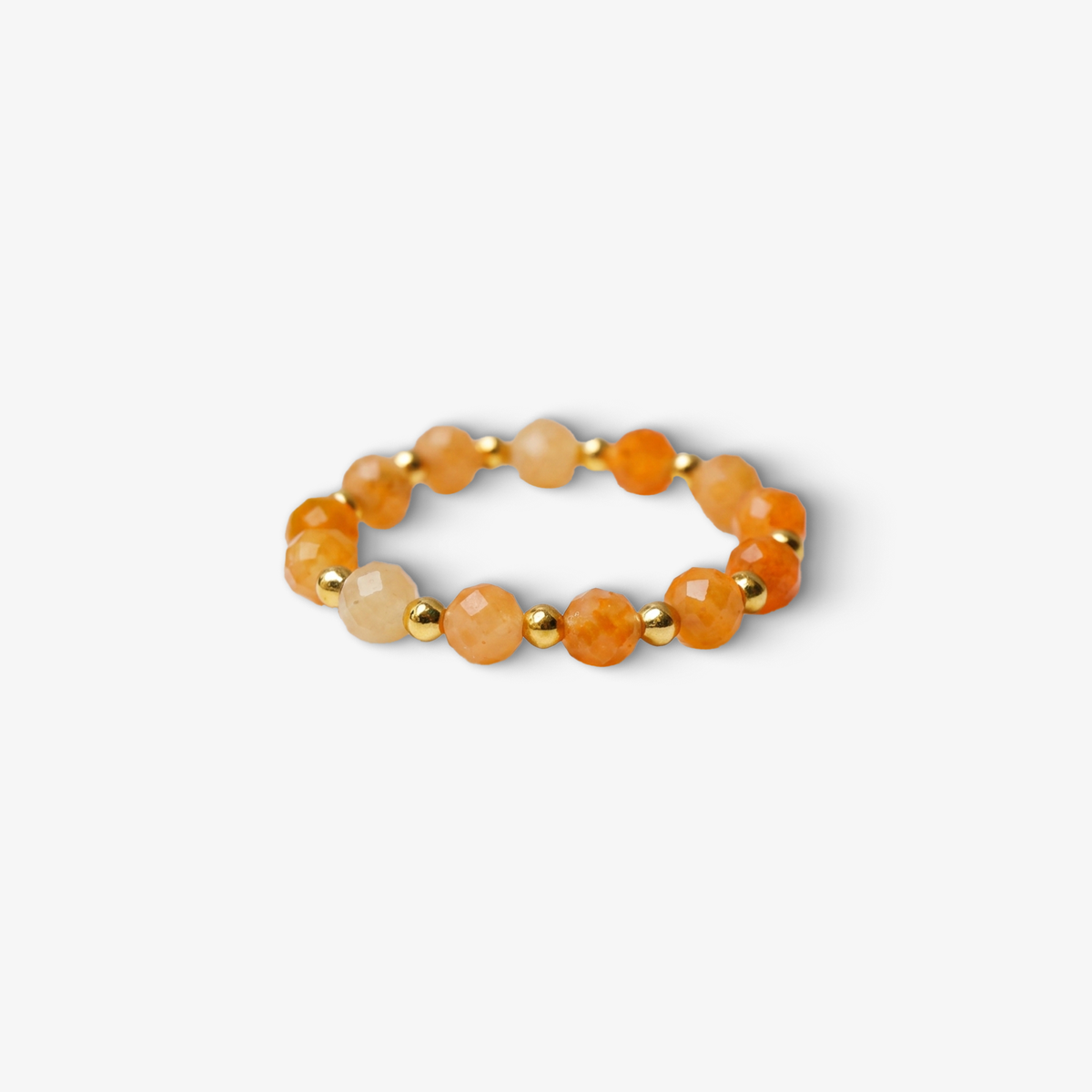 Red Aventurine Aura Ring