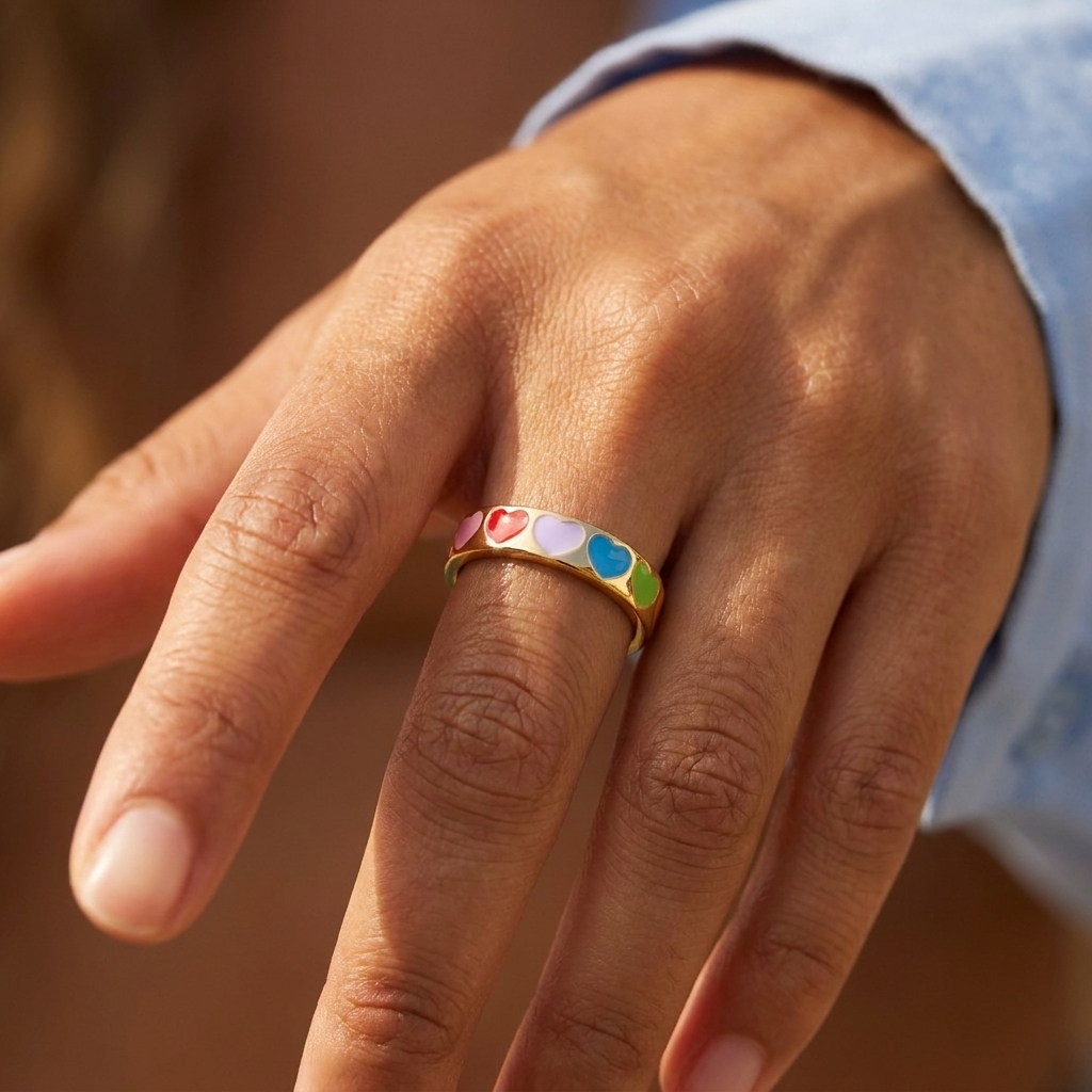 Candy Hearts Ring