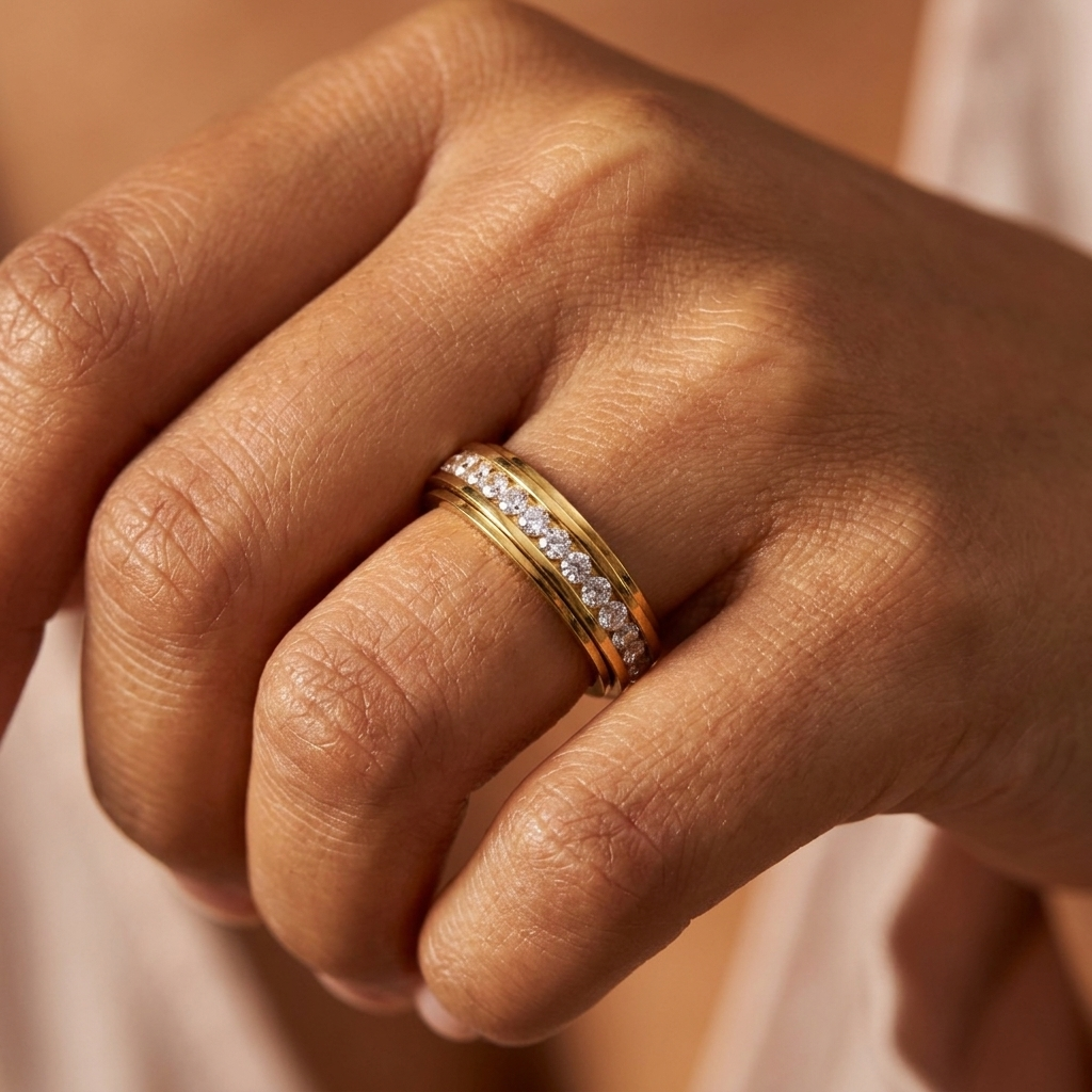 Pavé Fidget Ring