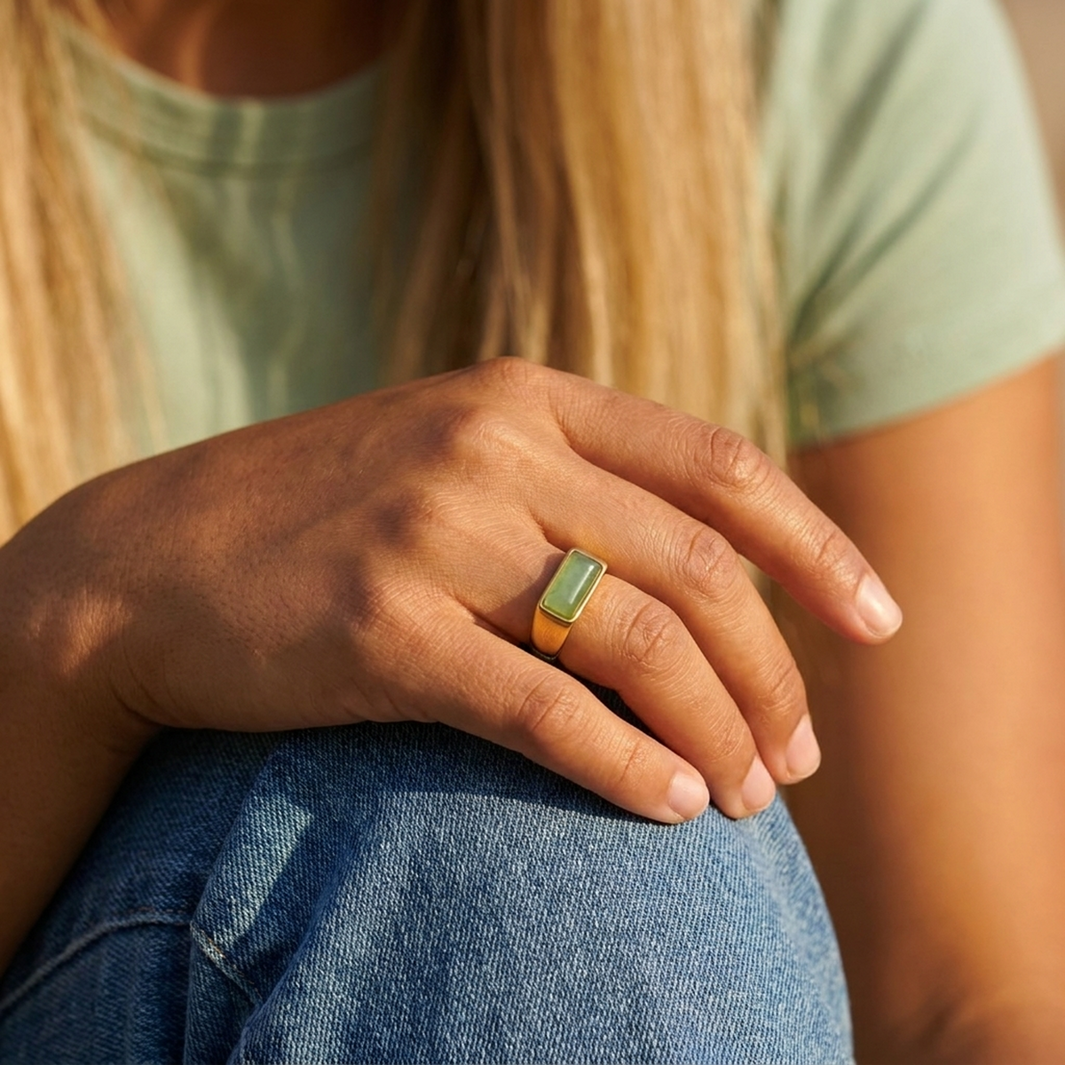 Green Bar Ring