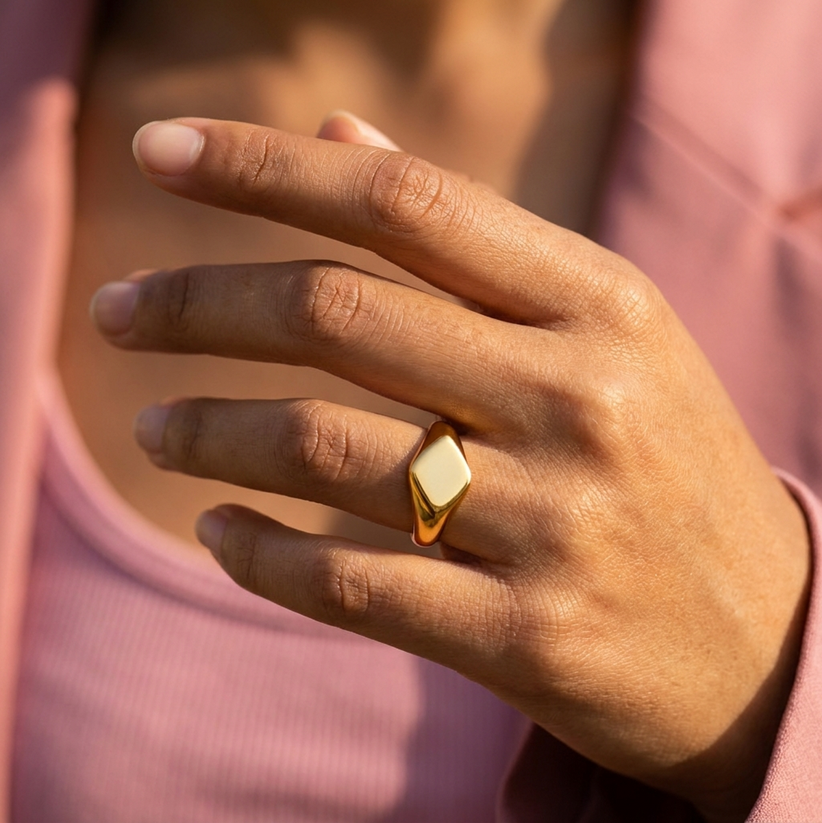 Diamond Signet Ring