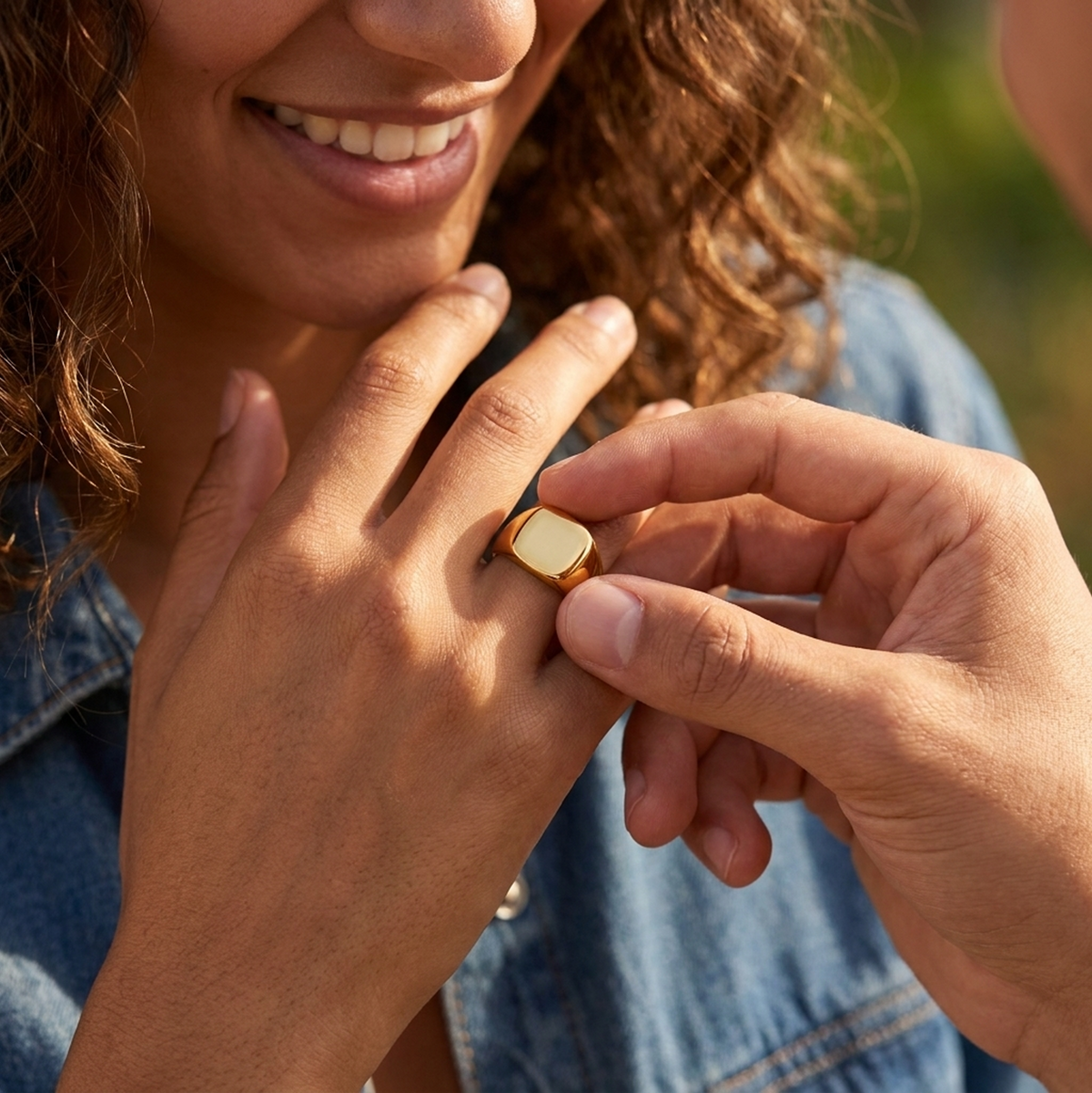 Square Signet Ring