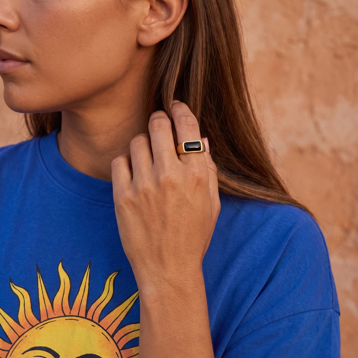 Black Bar Ring