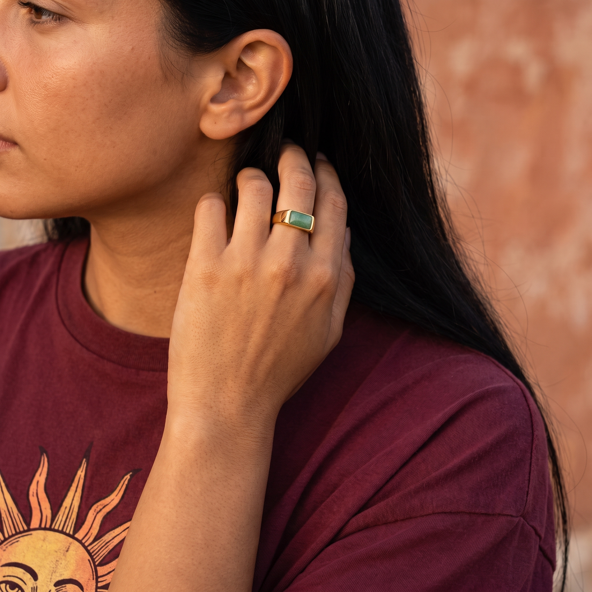 Green Bar Ring