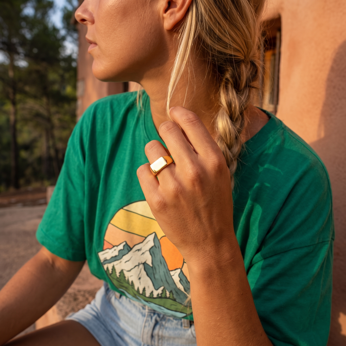 Bar Signet Ring