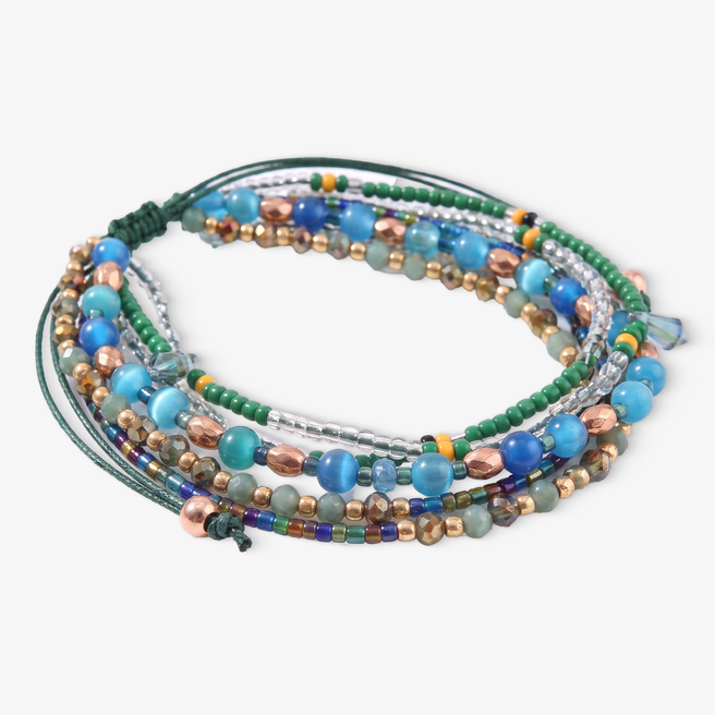 Boho Beads Pack Blue