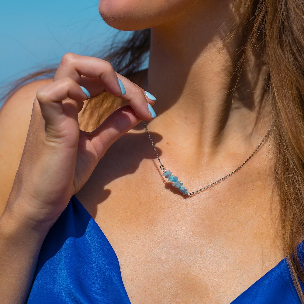 Aquamarine Necklace - ISLA IDA™