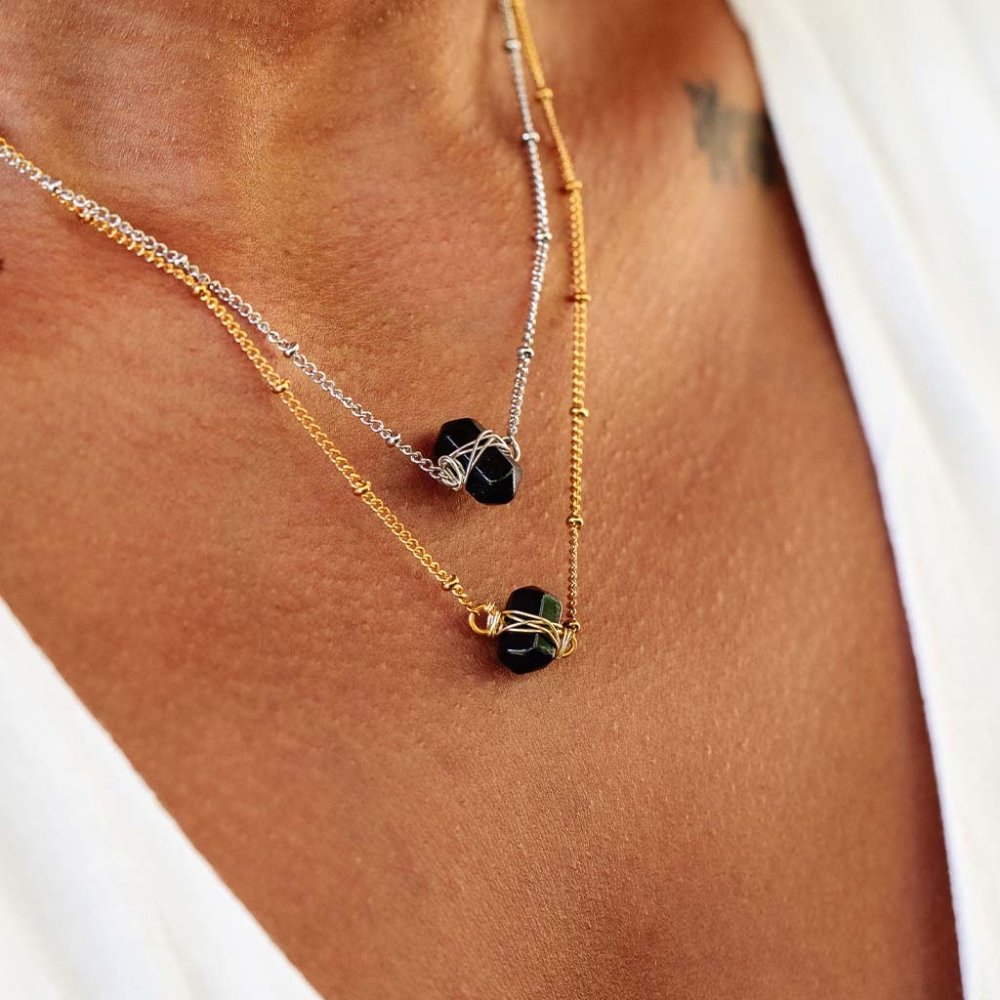 Black Healing Necklace - ISLA IDA™