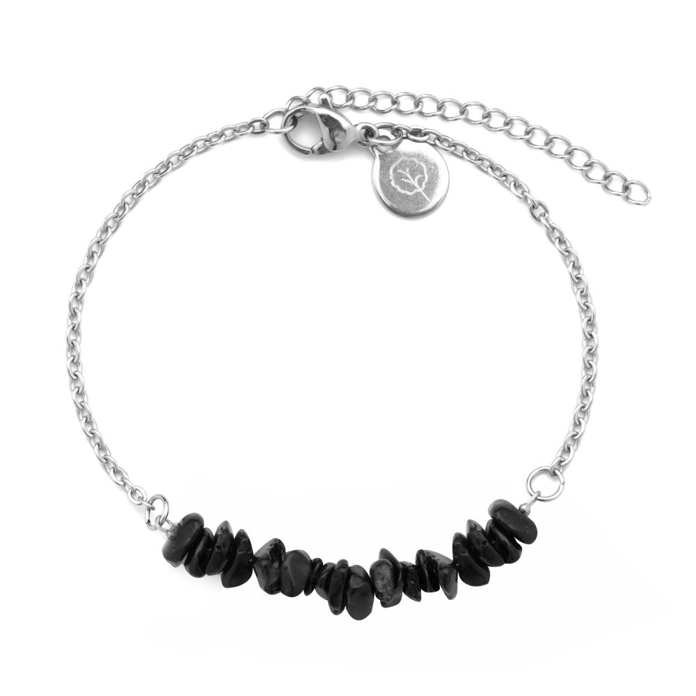 Black Tourmaline Chain Bracelet - ISLA IDA™