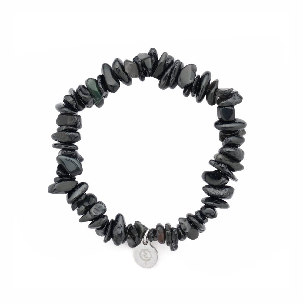 Black Tourmaline Elastic Bracelet - ISLA IDA™