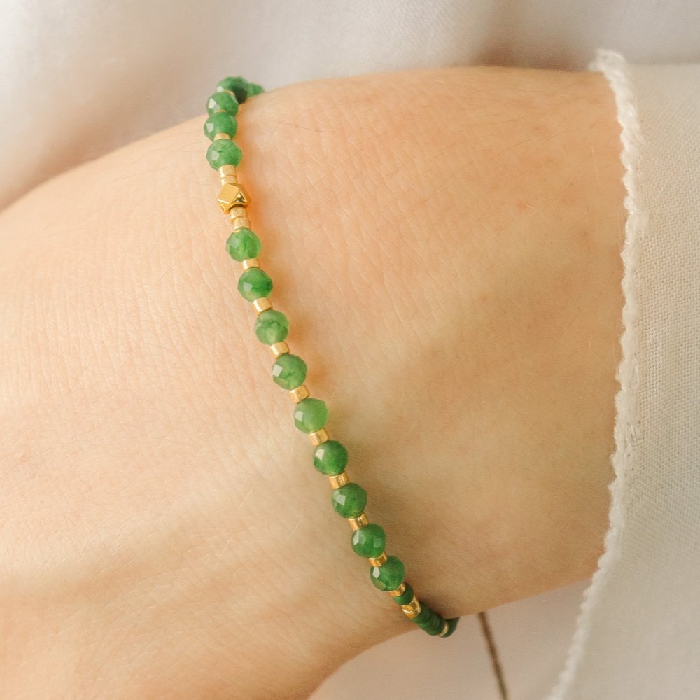Emerald Beaded Bracelet - ISLA IDA™